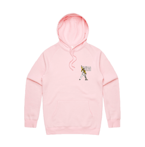 S / Pink / Small Front Design Mummaaaaa 🎙️ - Unisex Hoodie