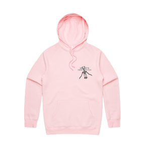 S / Pink / Small Front Design Mummy's Fidget Spinner 🍷 - Unisex Hoodie