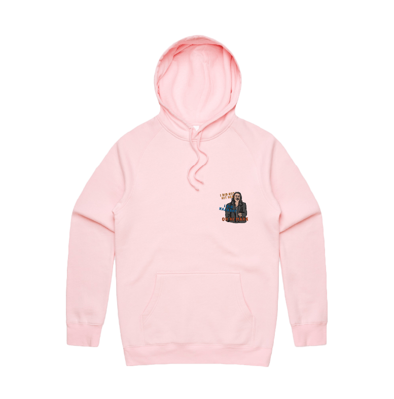 S / Pink / Small Front Design Oh Hi Mark 👋🏻 - Unisex Hoodie