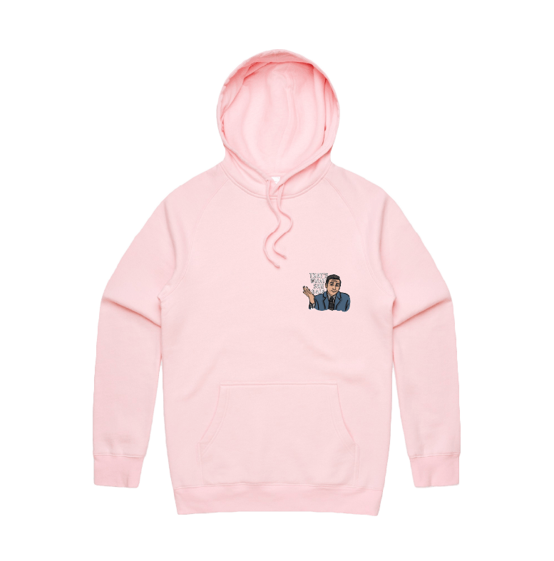 S / Pink / Small Front Design That's What She Said 🖨️ - Unisex Hoodie