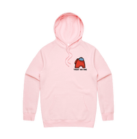 S / Pink / Small Front Print Among Us 👨‍🚀 - Unisex Hoodie