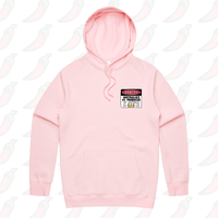 S / Pink / Small Front Print Australian Gas Producer 💨 – Unisex Hoodie