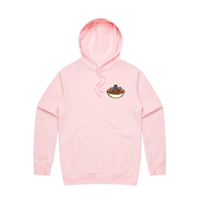S / Pink / Small Front Print Bat Soup 🦇 - Unisex Hoodie
