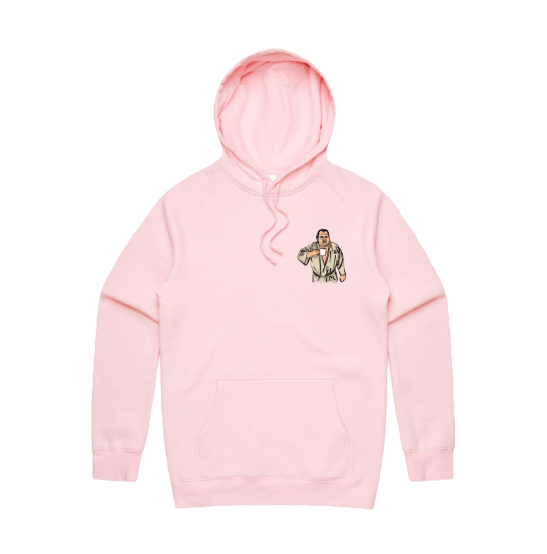 S / Pink / Small Front Print Big Ed (90 Day Fiance) 🛺 - Unisex Hoodie