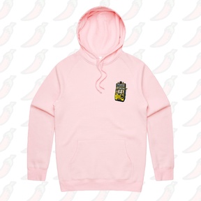 S / Pink / Small Front Print Brickie’s Laptop 🎰 - Unisex Hoodie