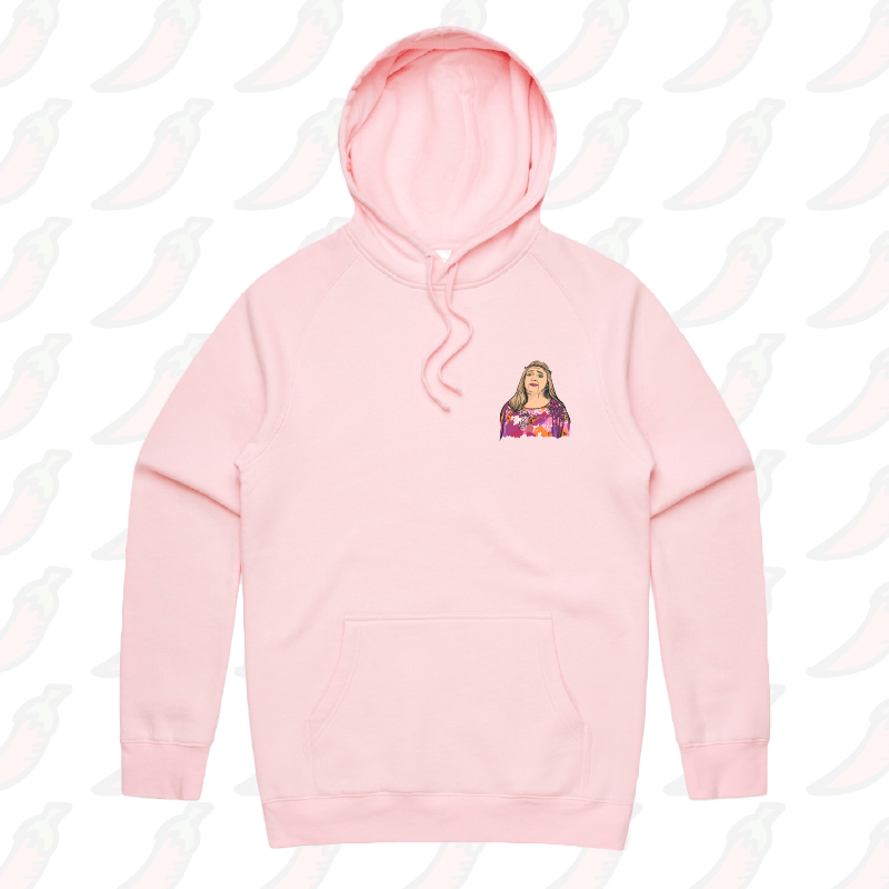 S / Pink / Small Front Print Cool Cats & Kittens 😸 - Unisex Hoodie