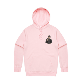 S / Pink / Small Front Print DiCaprio Gatsby Cheers 🍸 - Unisex Hoodie