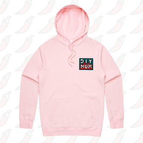 S / Pink / Small Front Print DIY Mum 🔨 – Unisex Hoodie