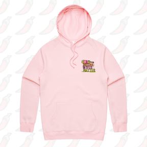 S / Pink / Small Front Print Drunk Wives Matter 🥂 – Unisex Hoodie