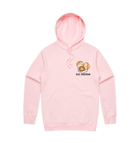 S / Pink / Small Front Print Egg Sheeran 🥚 - Unisex Hoodie