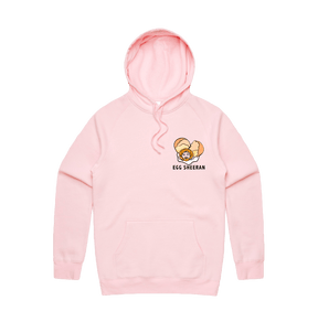S / Pink / Small Front Print Egg Sheeran 🥚 - Unisex Hoodie