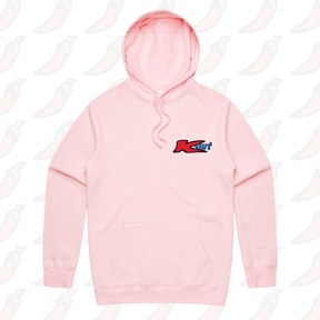 S / Pink / Small Front Print Klut 🛍️ - Unisex Hoodie
