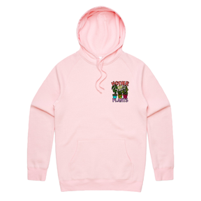 S / Pink / Small Front Print Mother Of Plants 🌱🎍 – Unisex Hoodie