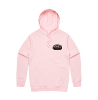 S / Pink / Small Front Print Mud Cake 🎂 - Unisex Hoodie
