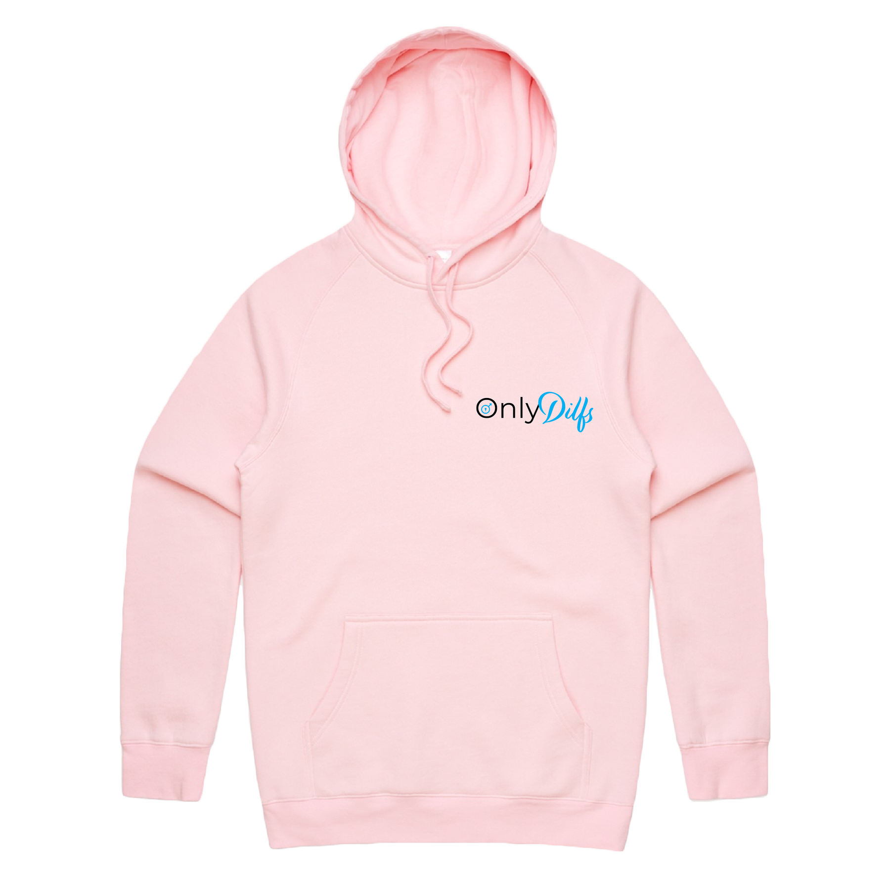 S / Pink / Small Front Print Only Dilfs 👨‍👧‍👦👀 – Unisex Hoodie