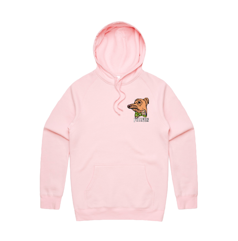 S / Pink / Small Front Print Phteven Good Boy 🐶 - Unisex Hoodie