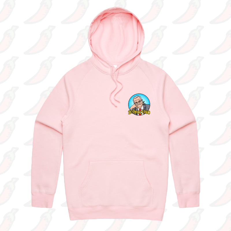 S / Pink / Small Front Print Scomocchio 👃 – Unisex Hoodie