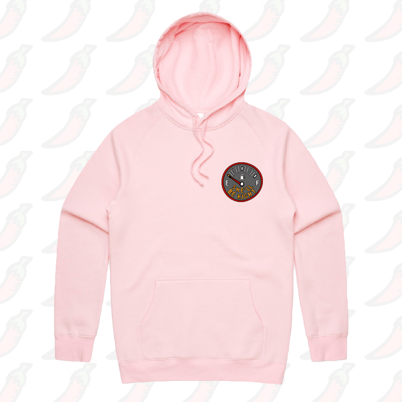 S / Pink / Small Front Print She’ll Be Right Fuel 🤷⛽ – Unisex Hoodie
