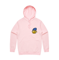 S / Pink / Small Front Print Smeared Marge 👕 - Unisex Hoodie
