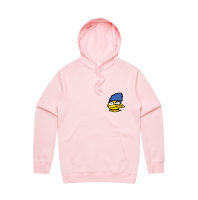 S / Pink / Small Front Print Smeared Marge 👕 - Unisex Hoodie