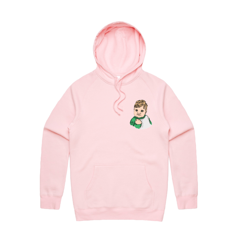 S / Pink / Small Front Print Success Kid ✊ - Unisex Hoodie
