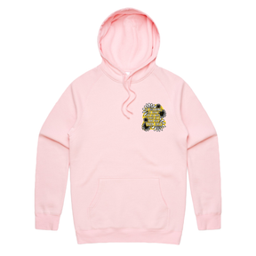 S / Pink / Small Front Print Sweary Mum 🤬🎀 - Unisex Hoodie