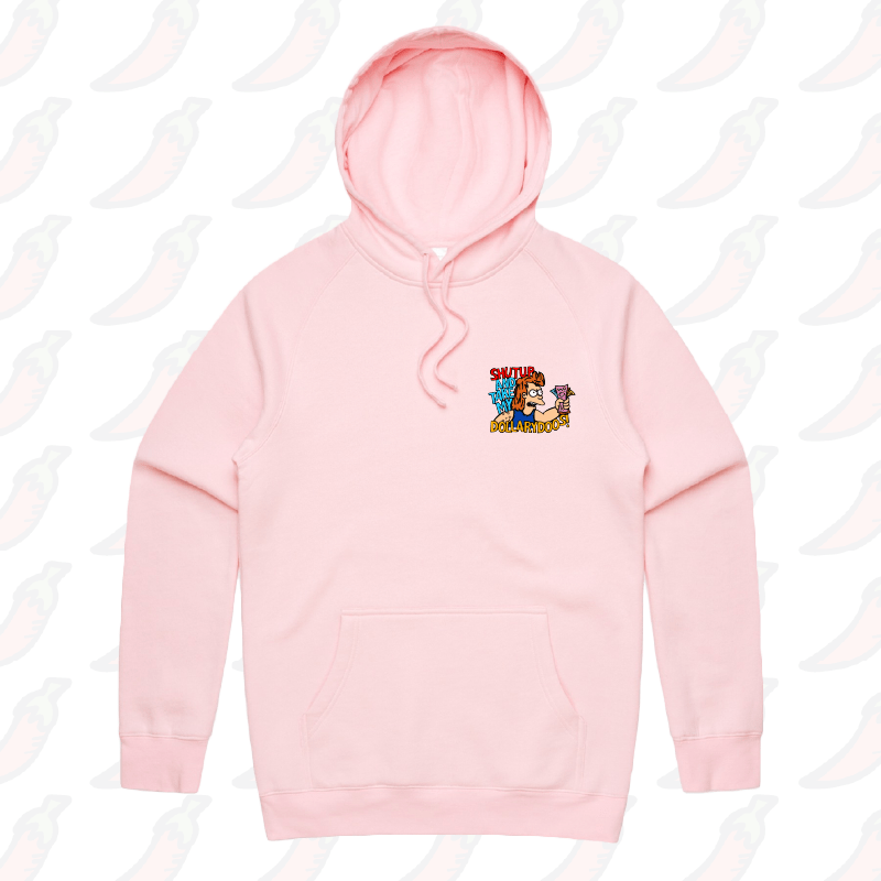 S / Pink / Small Front Print Take My Dollary Doos 💵 – Unisex Hoodie