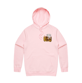 S / Pink / Small Front Print This Is Fine 🔥 - Unisex Hoodie