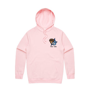 S / Pink / Small Front Print Tina Tuna 🐟 - Unisex Hoodie