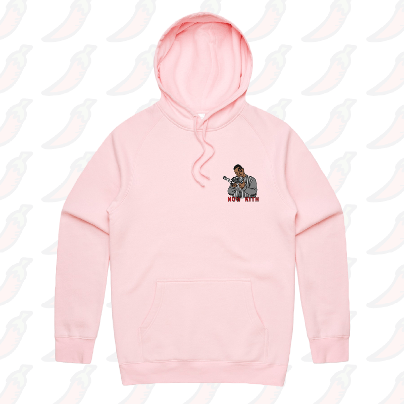 S / Pink / Small Front Print Tyson Now Kith 🕊️ - Unisex Hoodie