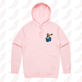 S / Pink / Small Front Print VB Shoey 🍺 - Unisex Hoodie