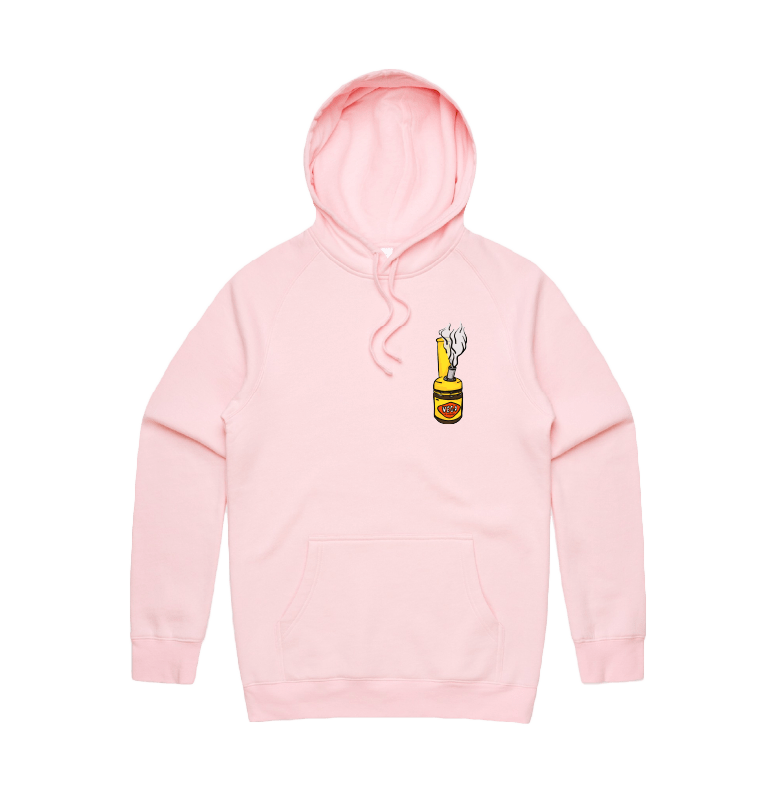 S / Pink / Small Front Print Vegoblaze 🌬️ - Unisex Hoodie
