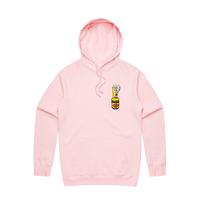 S / Pink / Small Front Print Vegoblaze 🌬️ - Unisex Hoodie