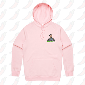 S / Pink / Small Front Print VERY NICE 👍- Unisex Hoodie