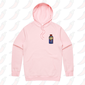 S / Pink / Small Front Print WD-420 🍀 – Unisex Hoodie