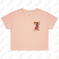 S / Pink Smart Mum 🧠 –  Women's Crop Top