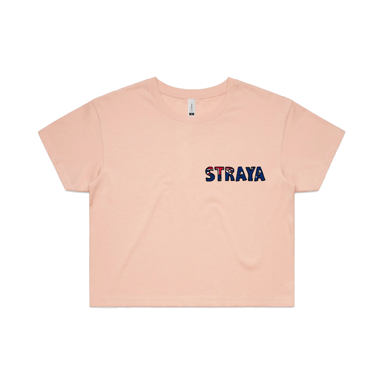 S / Pink STRAYA 🐨 - Women's Crop Top