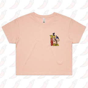 S / Pink Tai Shoey Vasa 👟🥊 – Women's Crop Top