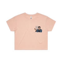 S / Pink That's What She Said 🖨️ - Women's Crop Top