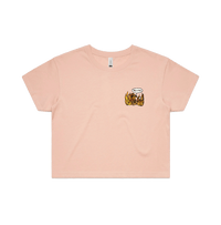 S / Pink THIS IS FINE 🔥 - Women's Crop Top