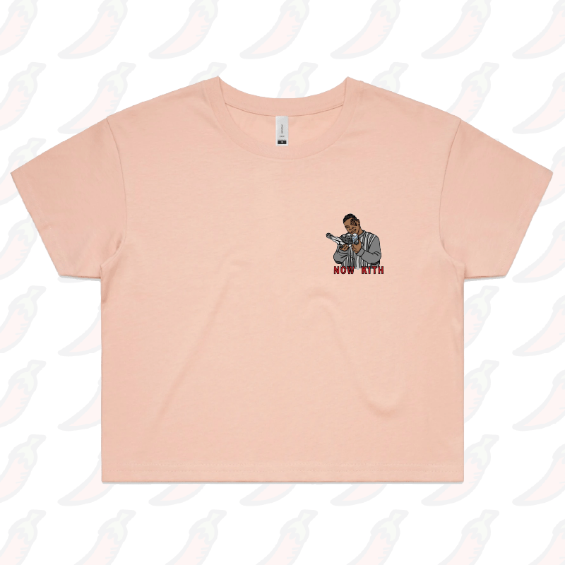 S / Pink Tyson Now Kith 🕊️ - Women's Crop Top