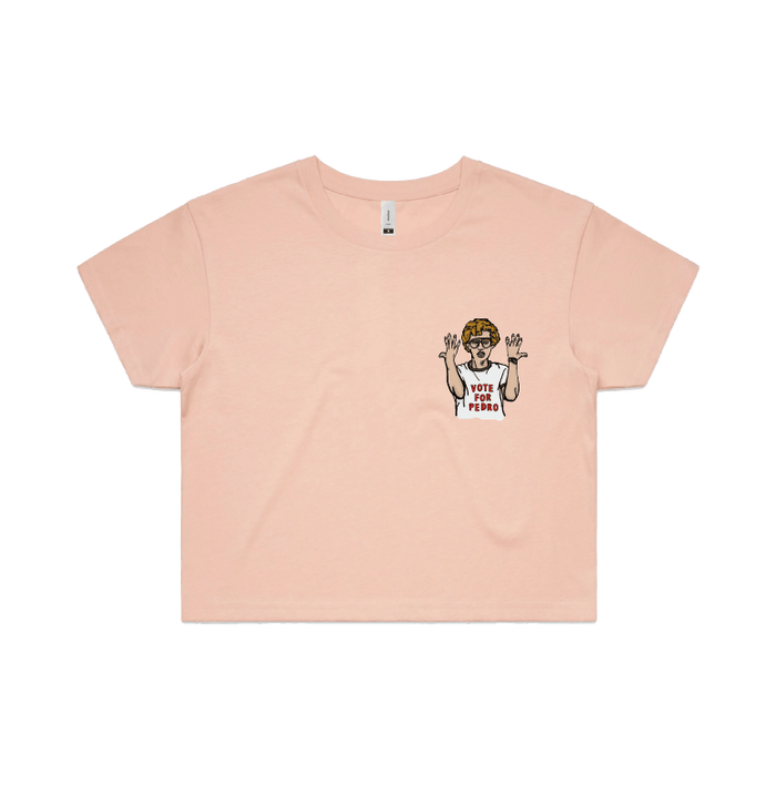 S / Pink Vote for Pedro 👓 - Women's Crop Top