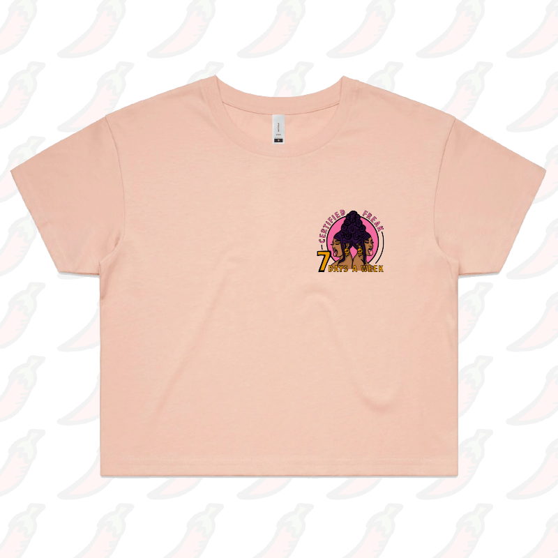 S / Pink WAP 😻 - Women's Crop Top