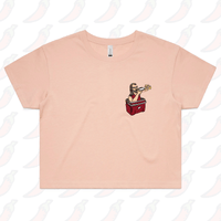 S / Pink XXXX SHOEY 🍺 - Women's Crop Top