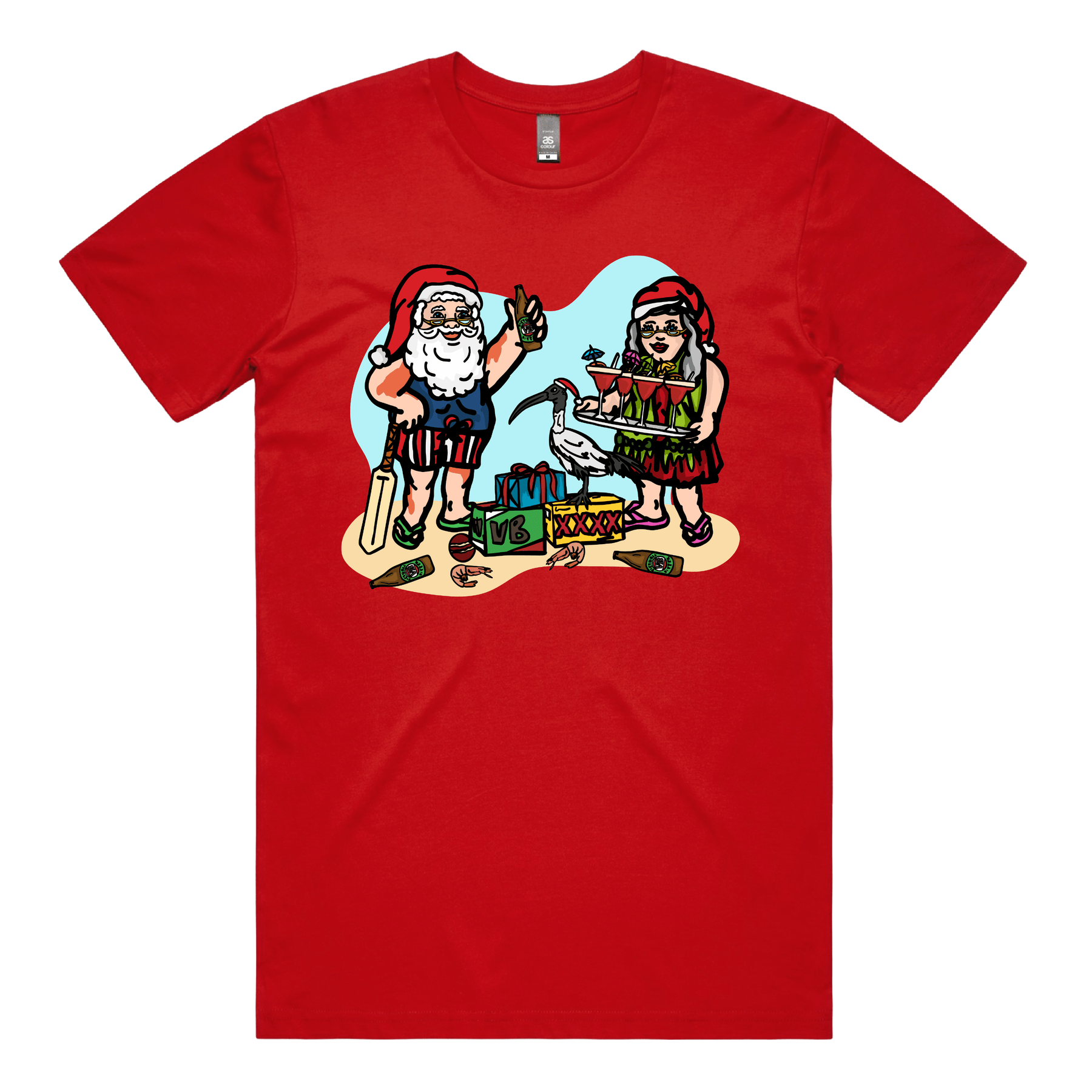 Aussie Christmas 🍤🍺 - Men's T Shirt