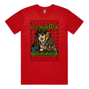 S / Red / Large Front Design Hermione Mimosa ⚡🥂 – Men's T Shirt