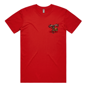 S / Red / Small Front Design Brewdolf 🦌 – Men's T Shirt