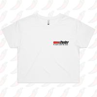S / White Dadco 🔧💨 –  Women's Crop Top