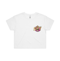 S / White It's Britney 🐍 - Women's Crop Top