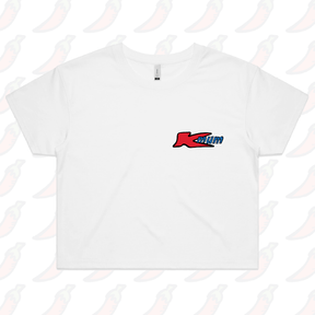 S / White KMum 🛒 – Women's Crop Top